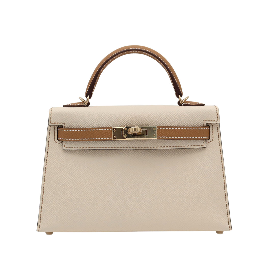 ミニケリー ドゥ SPO クレ/ ナチュラルサブレ トゴ ゴールド金具 W刻印