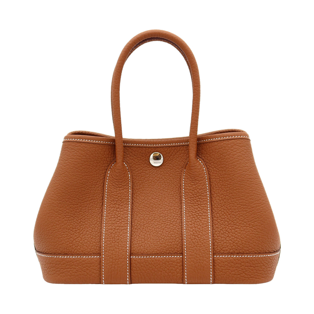 HERMÈS Hermès Garden Party Neo Gold Negonda Silver Hardware Double Stamp