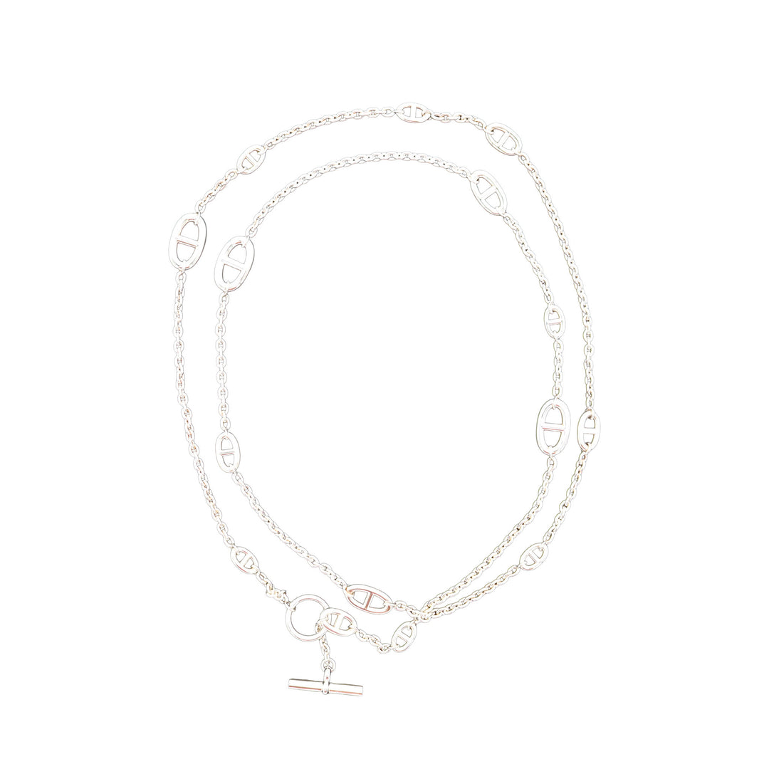 HERMÈS Hermès Chaine d'Ancre Farandole 120 Necklace