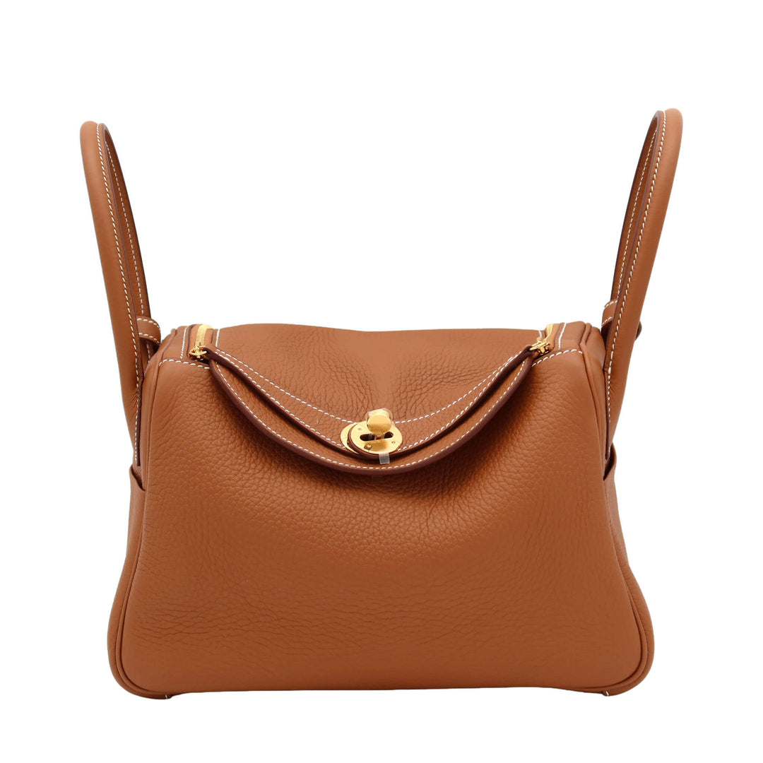 HERMES エルメス   リンディ26　ゴールド　トリヨンクレマンス　ゴールド金具　K刻印 - GINZA CELIA