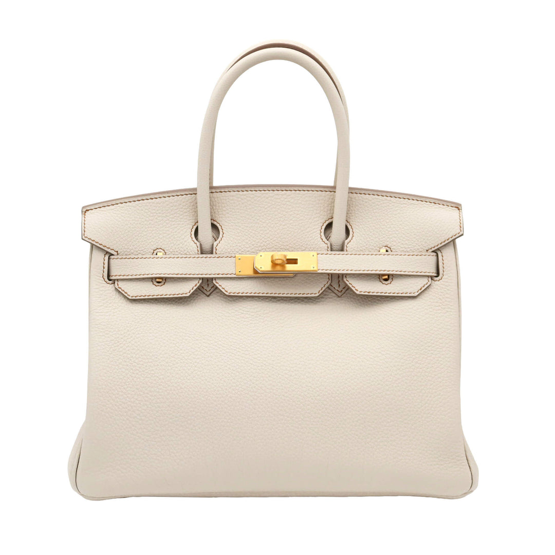 HERMES エルメス バーキン30　SPO　クレ/ゴールド　トゴ　マットゴールド金具　Y刻印 - GINZA CELIA