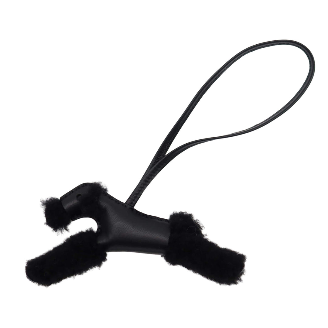 HERMES エルメス チャーム　バディ　犬　ブラック/ブラック　W刻印 - GINZA CELIA