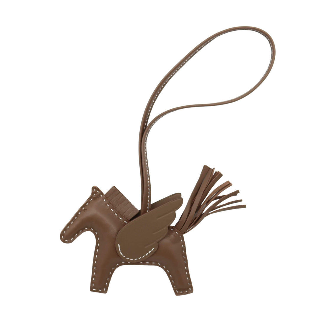 HERMES エルメス チャーム　ロデオ　ペガサスPM　エトゥープ　W刻印