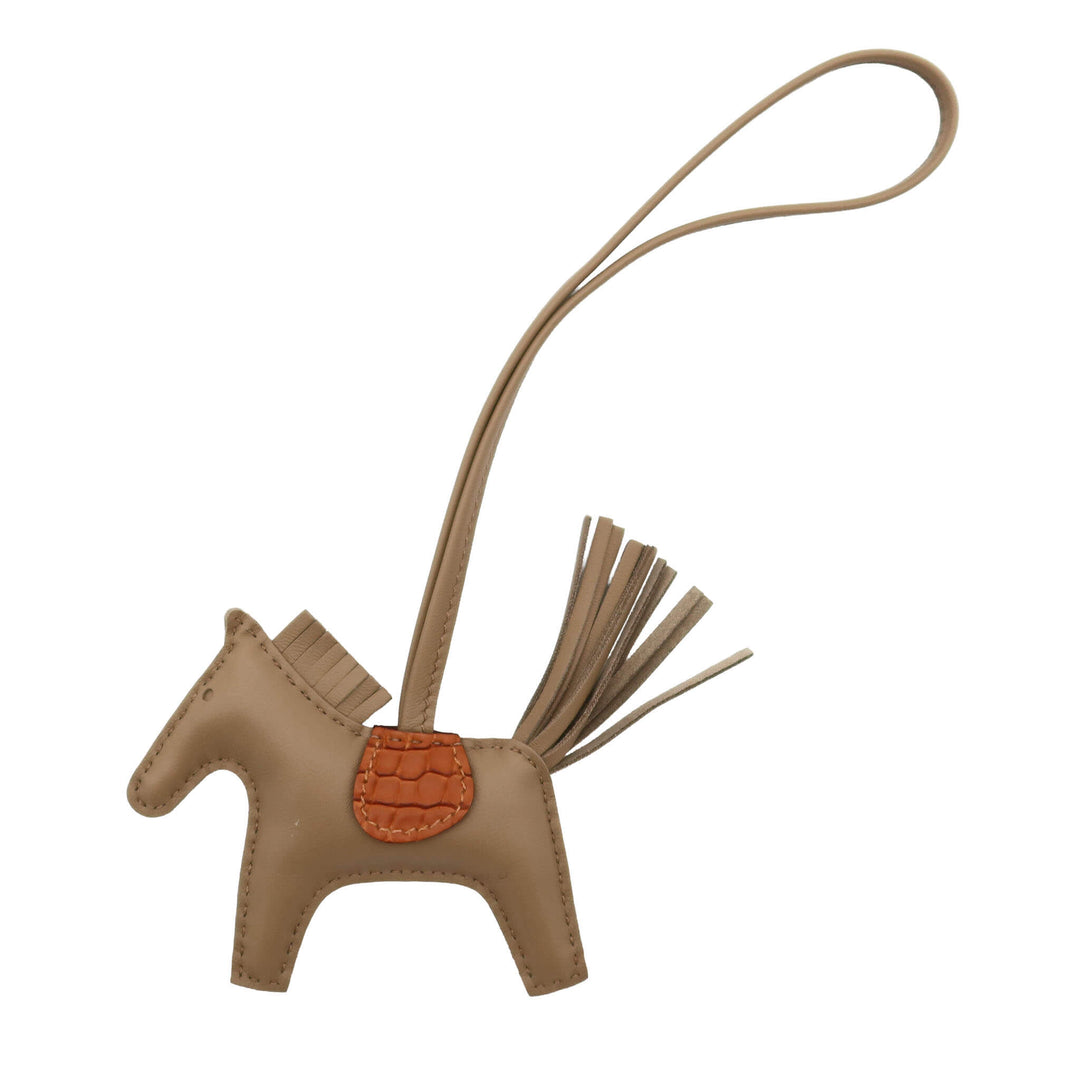 HERMES エルメス チャーム  ロデオ  ペガサス  タッチ  クロコPM  ベージュマルファ  B刻印