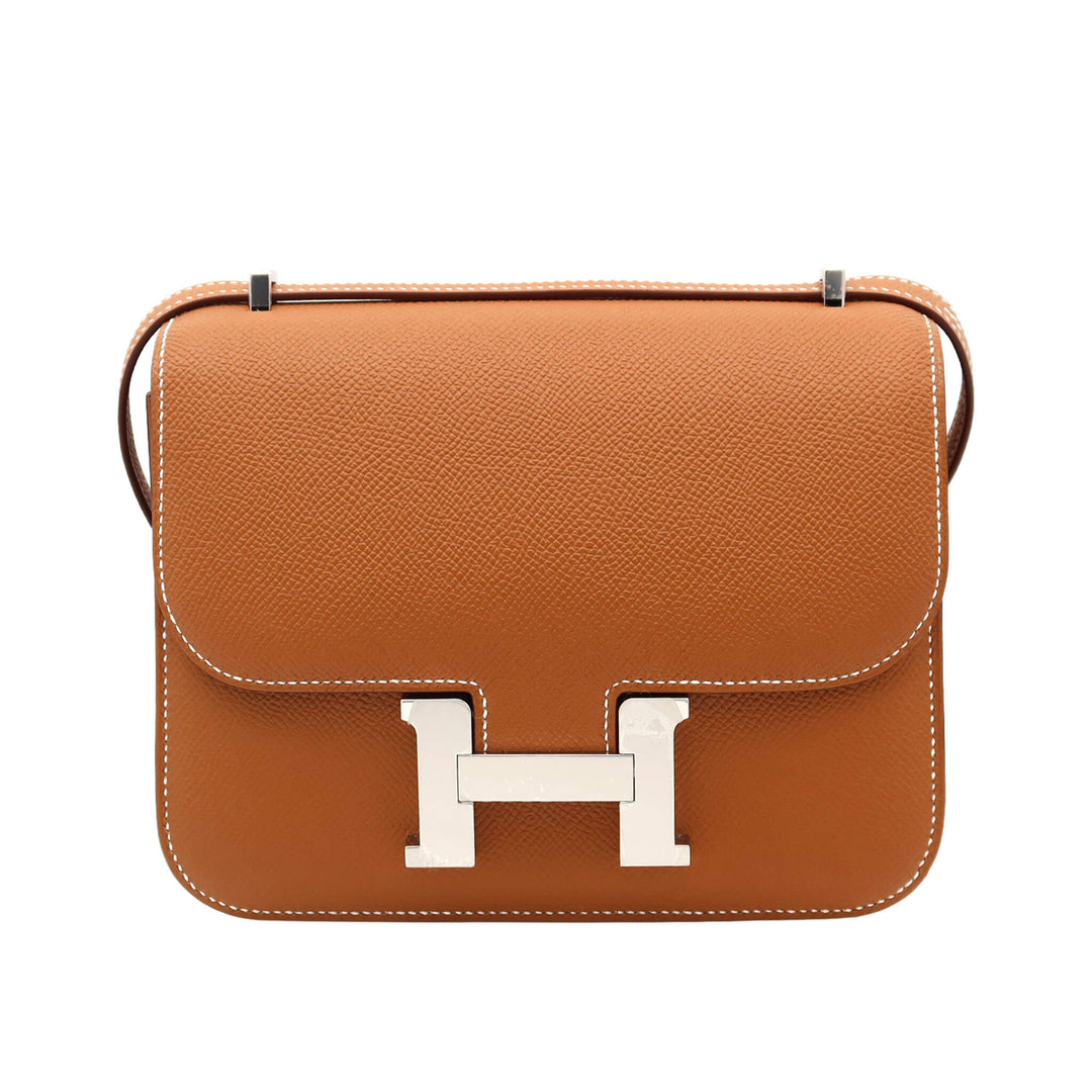HERMES  エルメス  コンスタンス ミロワール 19  ゴールド  エプソン  シルバー金具  W 刻印 - GINZA CELIA