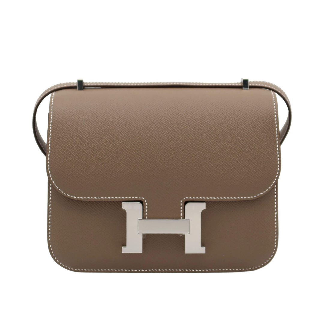 HERMES  エルメス  コンスタンス ミロワール 19  エトゥープ  エプソン  シルバー金具  W 刻印 - GINZA CELIA