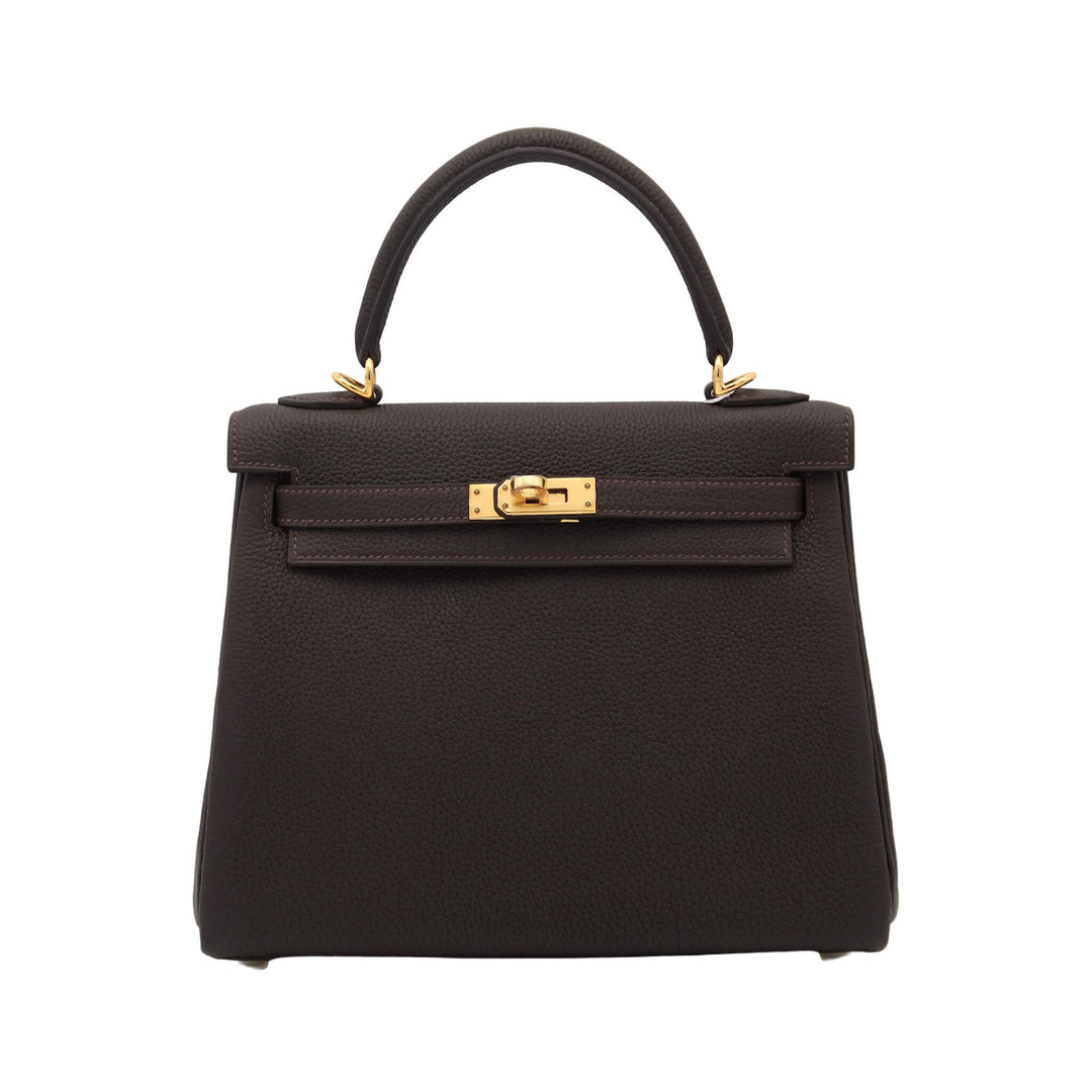 HERMES  エルメス  ケリー 25  バイブルン  トゴ  ゴールド金具  K 金具 - GINZA CELIA