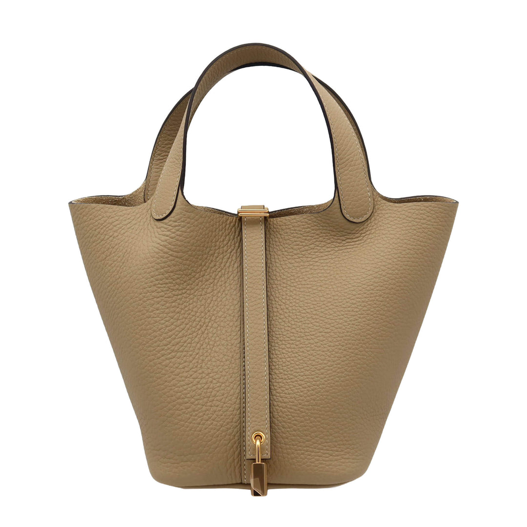 HERMES  エルメス  ピコタンロック 18  トレンチ  トリヨンクレマンス  ゴールド金具  K 刻印 - GINZA CELIA