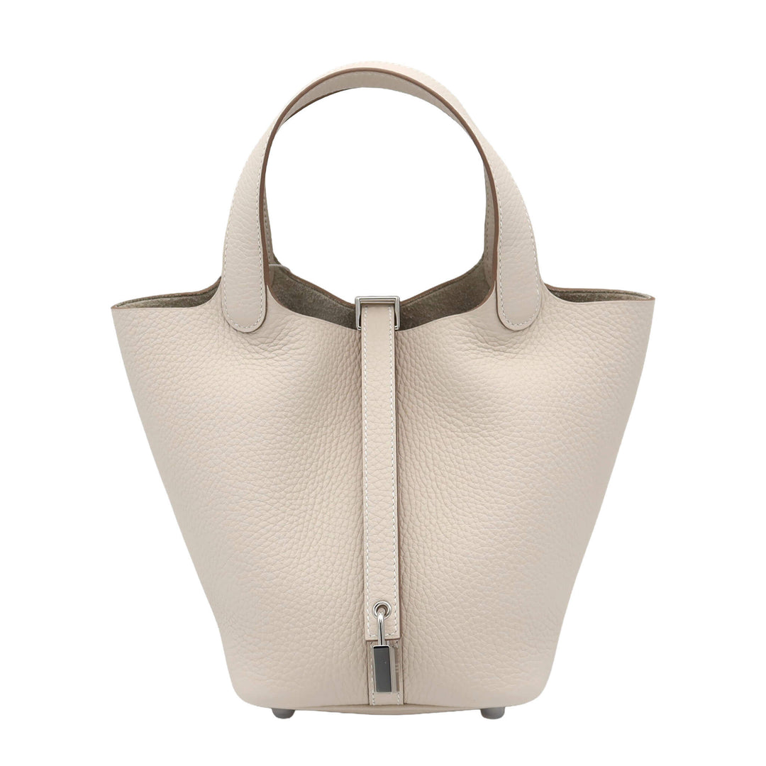 HERMES  エルメス  ピコタンロック 18  クレ  トリヨンクレマンス  シルバー金具  K 刻印 - GINZA CELIA