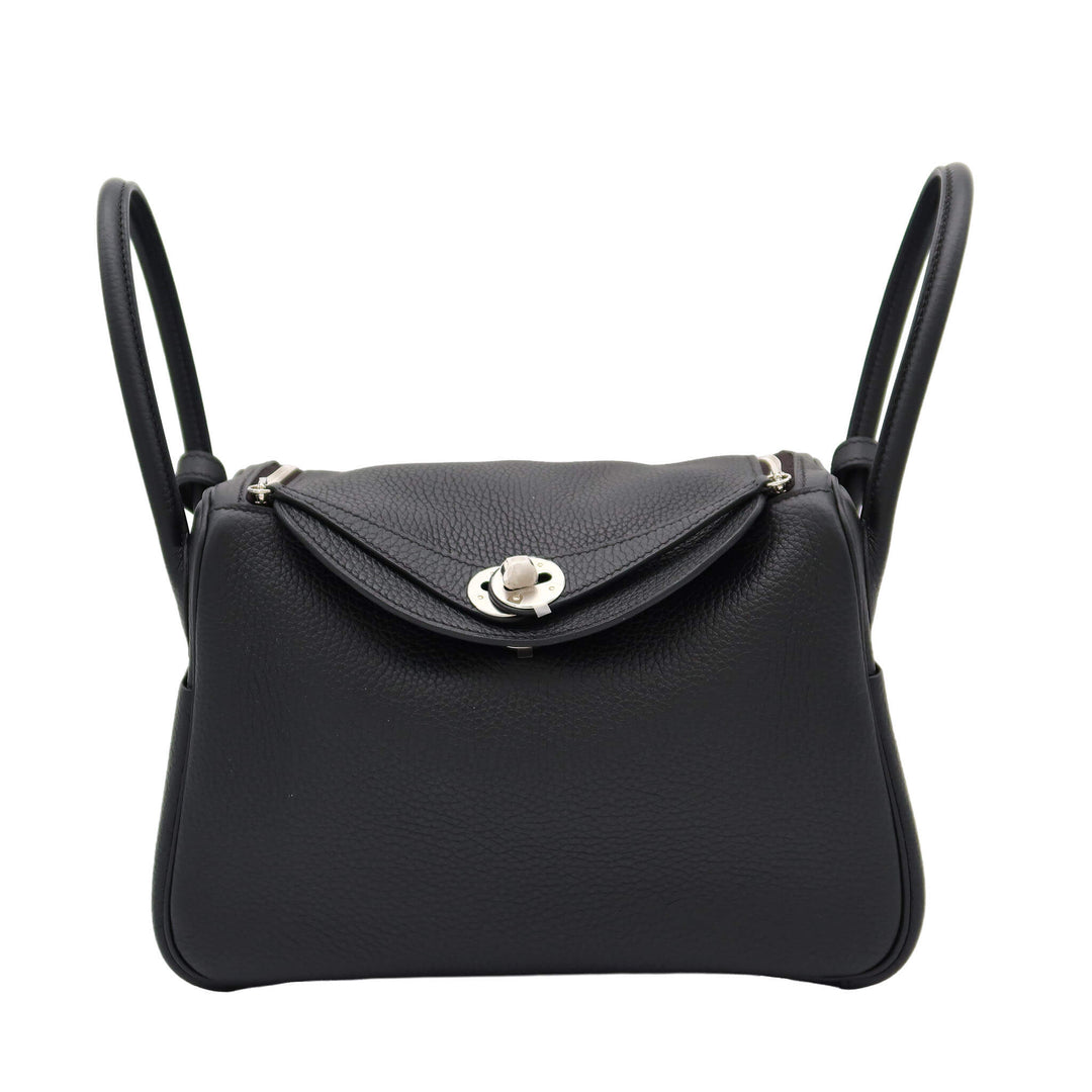 HERMES エルメス  リンディ26　ブラック　トリヨンクレマンス　シルバー金具　K刻印　新品 - GINZA CELIA