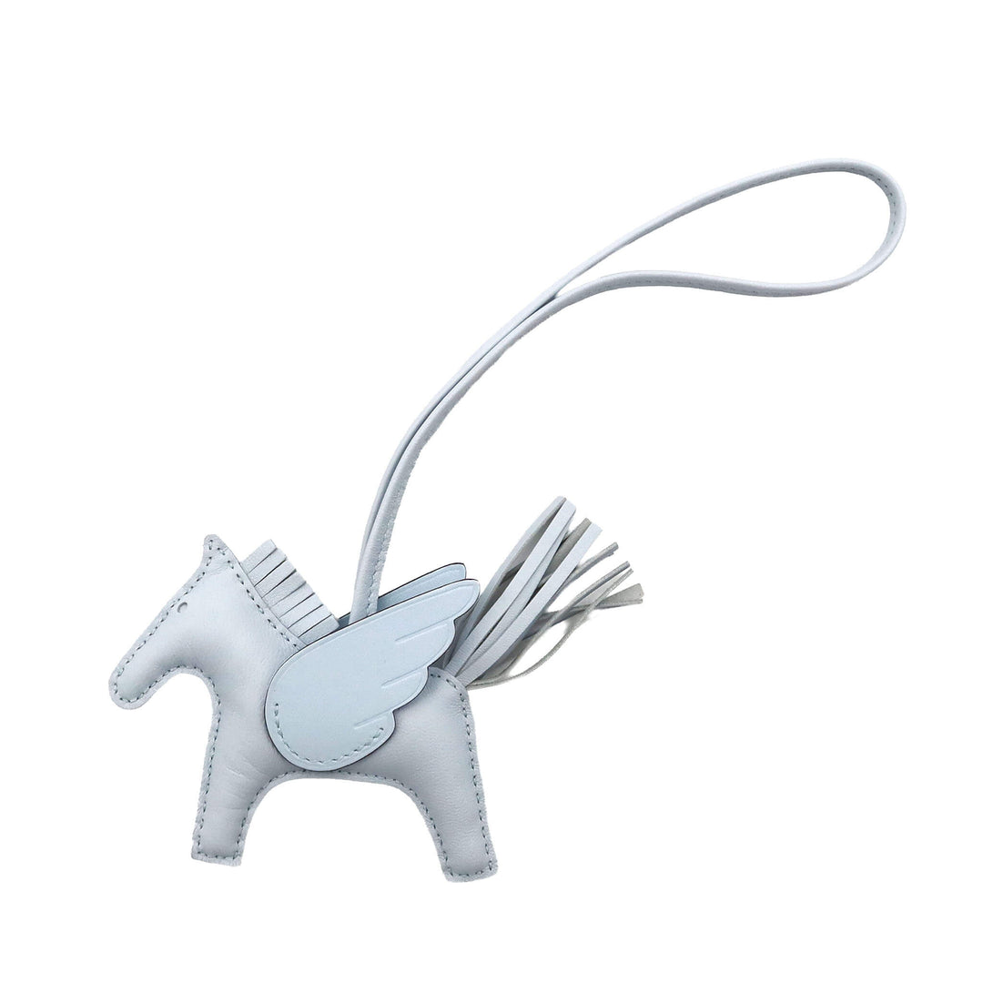 HERMES エルメス チャーム  ロデオ  ペガサスPM   ブルーブリュム 　W刻印 - GINZA CELIA