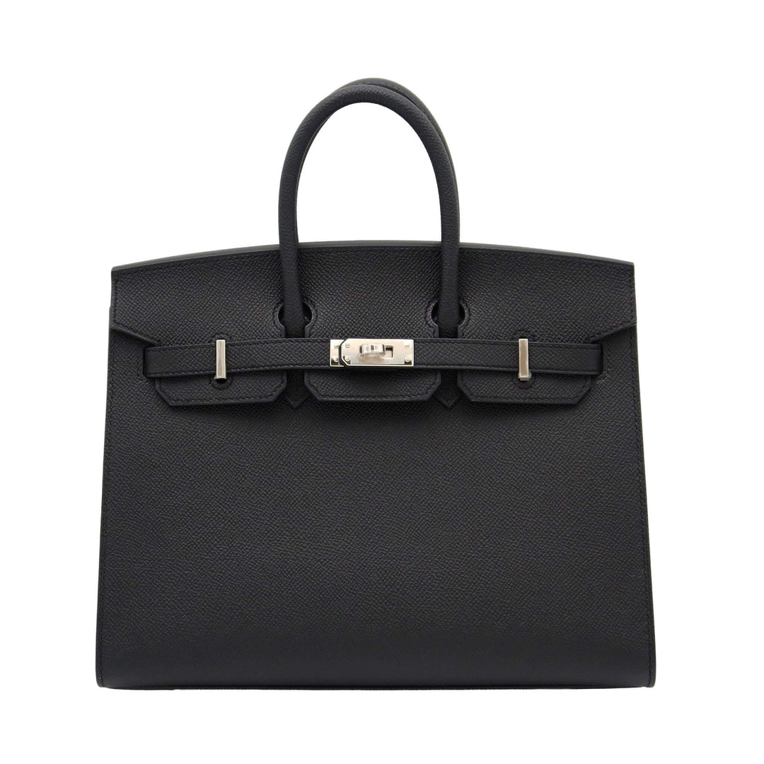 HERMES  エルメス  バーキン25  セリエ  ブラック  エプソン  シルバー金具  W刻印 - GINZA CELIA