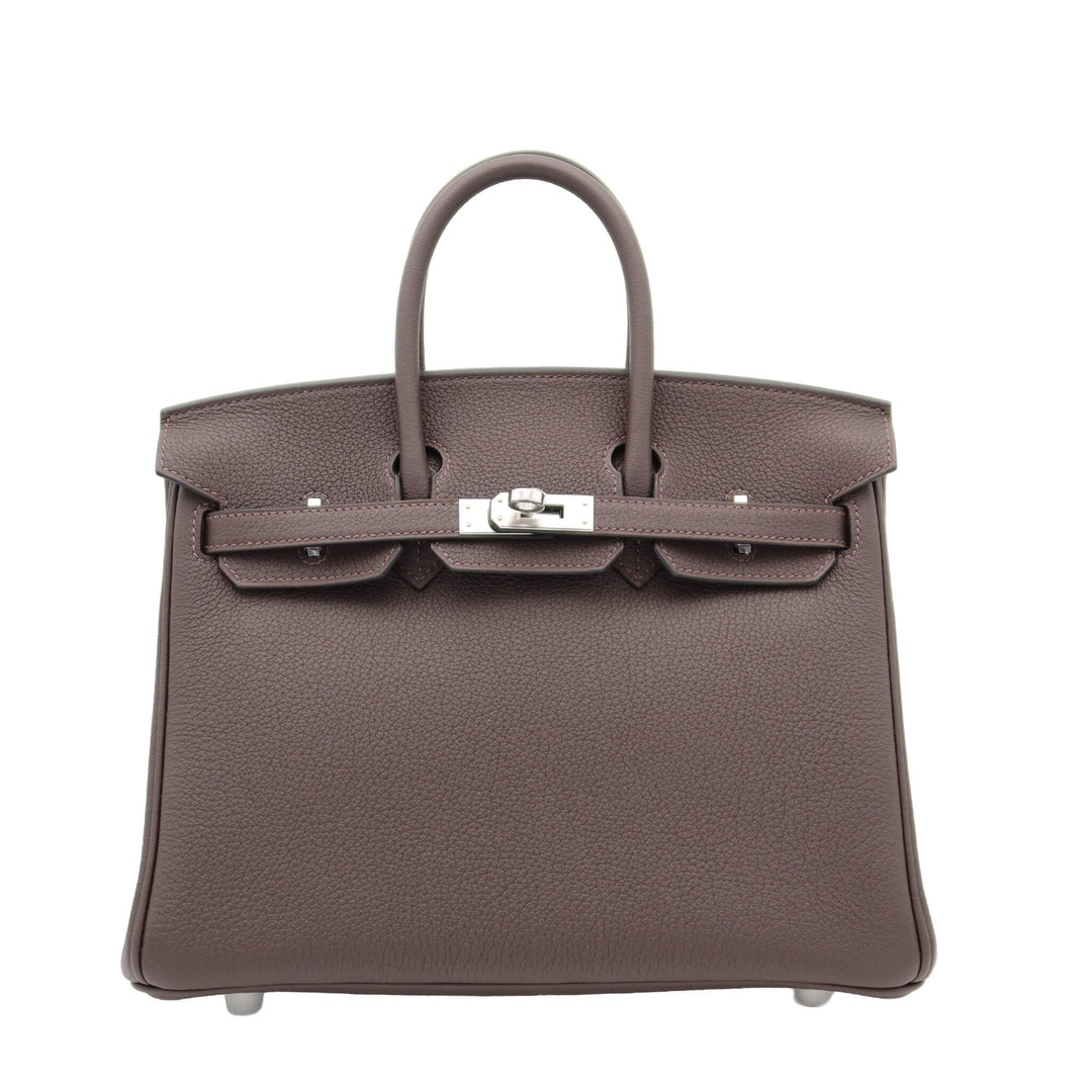 Hermès Birkin 25 Ebene Togo Palladium Hardware K Stamp｜GINZA CELIA