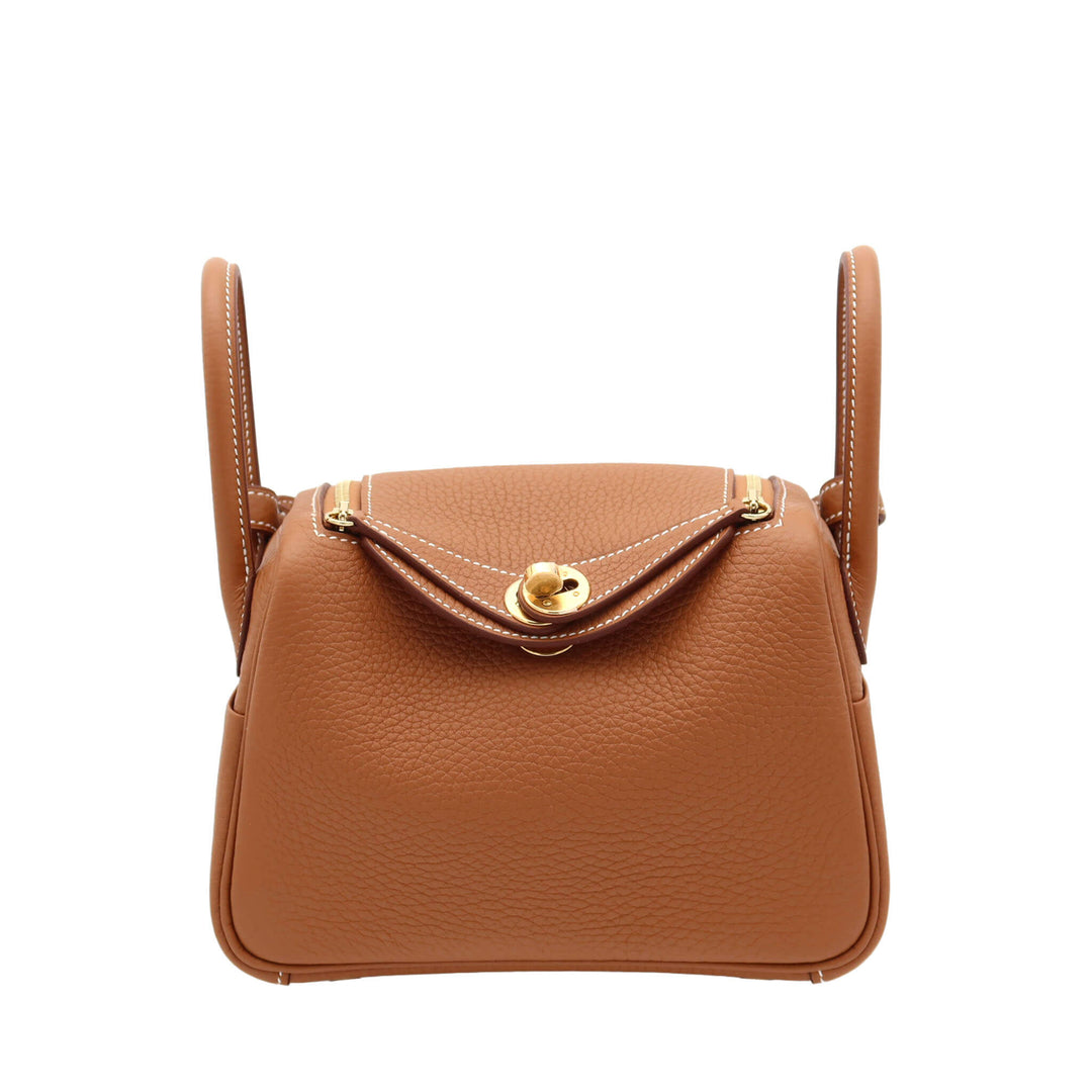 リンディ　ミニ　ゴールド　トリヨンクレマンス　ゴールド金具　K刻印