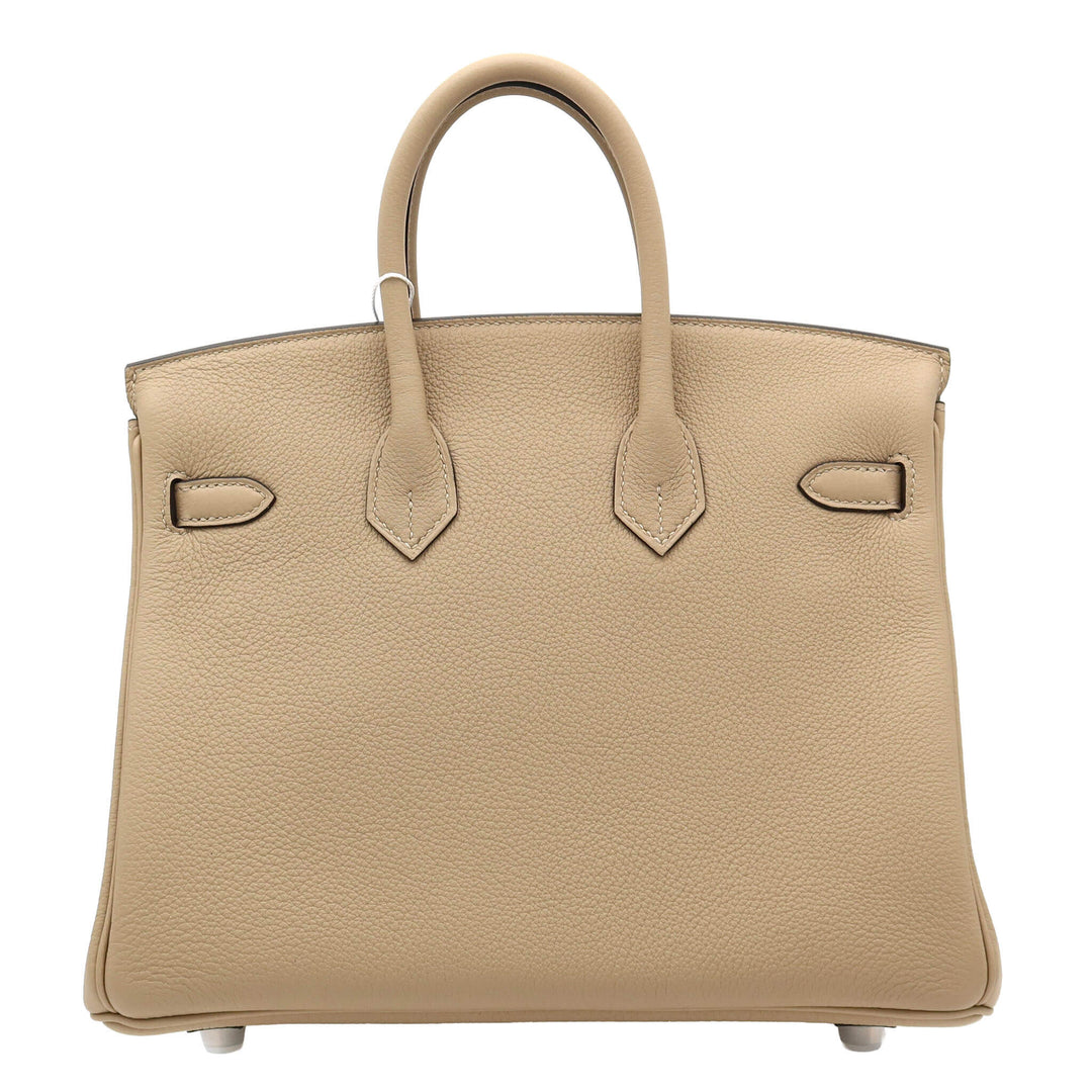 HERMÈS Hermès Birkin 25 Trench Togo Silver Hardware K Stamp