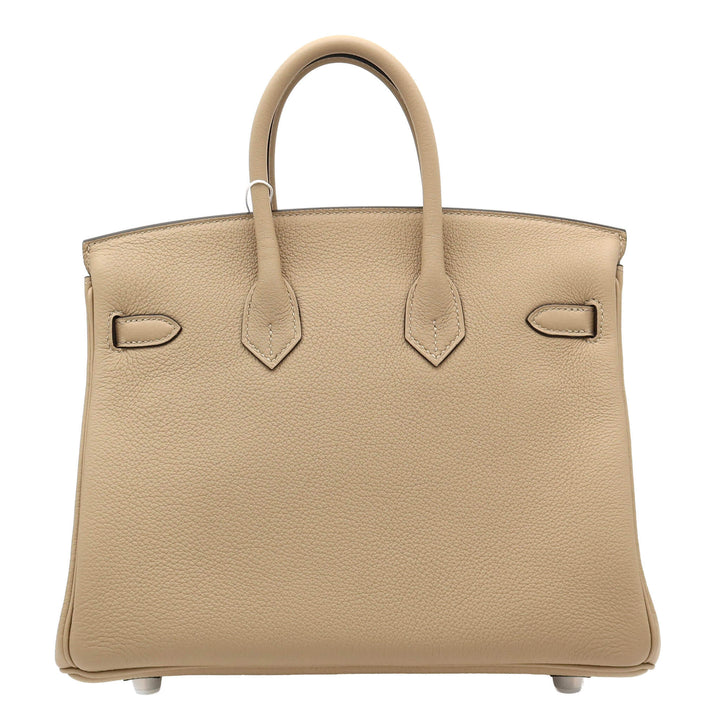 HERMÈS Hermès Birkin 25 Trench Togo Silver Hardware K Stamp