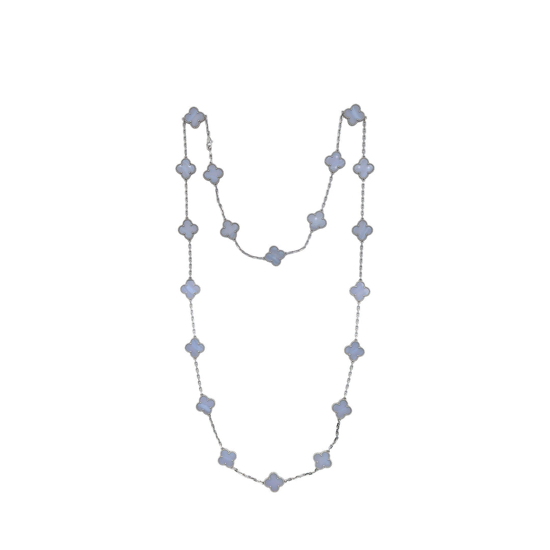 ヴァンクリーフアーペル  ヴィンテージ アルハンブラ  ロングネックレス  20モチーフ - GINZA CELIA